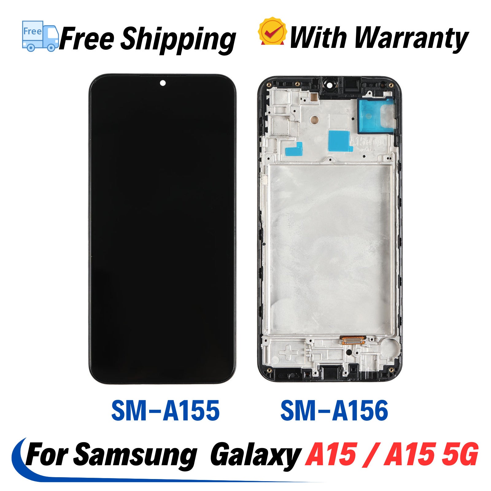 For Samsung Galaxy A15 A155 A15 5G A156 LCD Display Screen Assembly Replacement